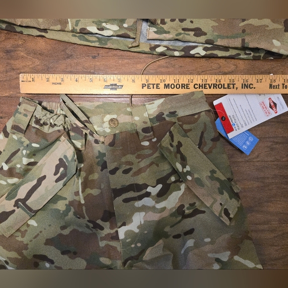 TRU SPEC Camouflage Camo Outfit Shirt Pants Mens Medium Paintball Ops Cosplay - Picture 7 of 10